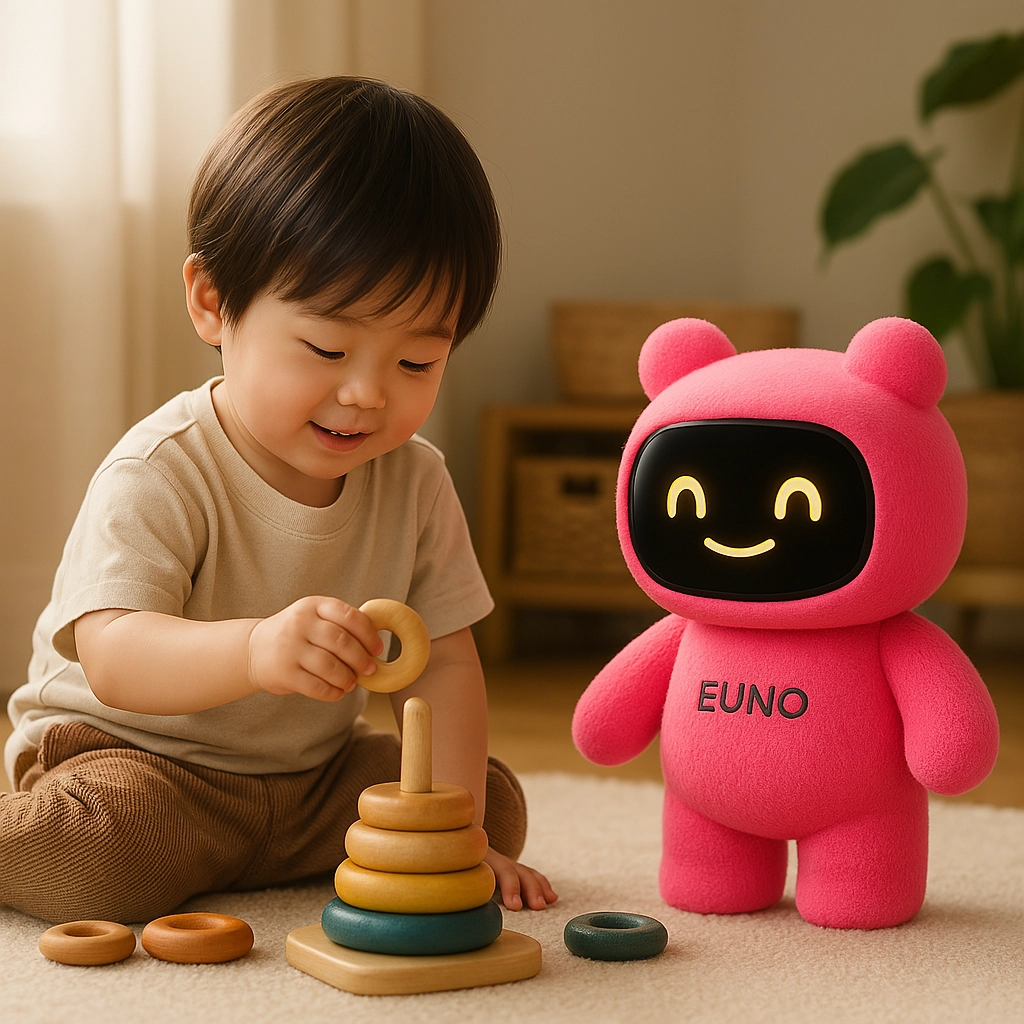 interaction enfant et robot Euno